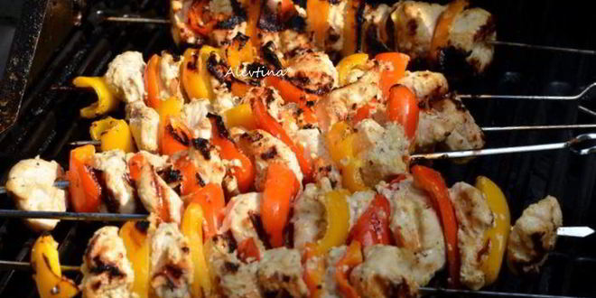 Рецепт куриного шашлыка, маринованного в йогурте