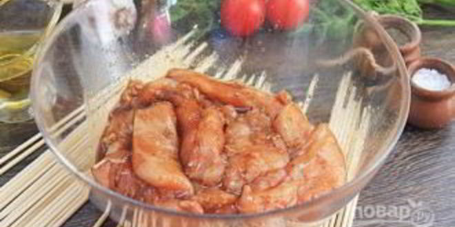 Рецепт куриного шашлыка