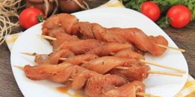 Рецепт куриного шашлыка