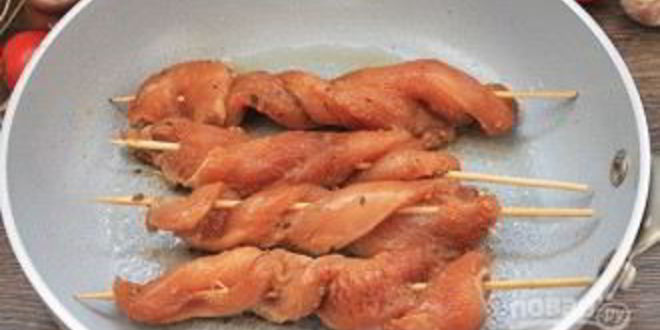 Рецепт куриного шашлыка