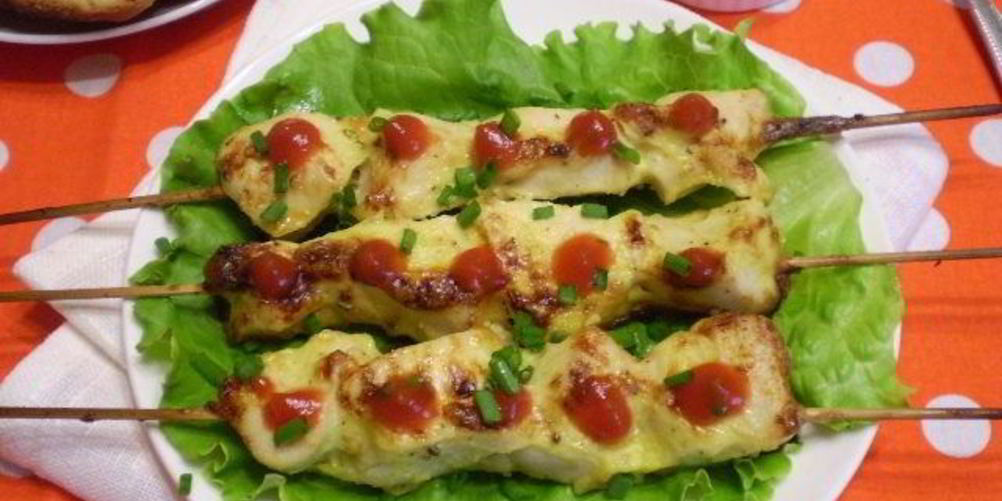 Как приготовить куриные шашлычки на шпажках в духовке