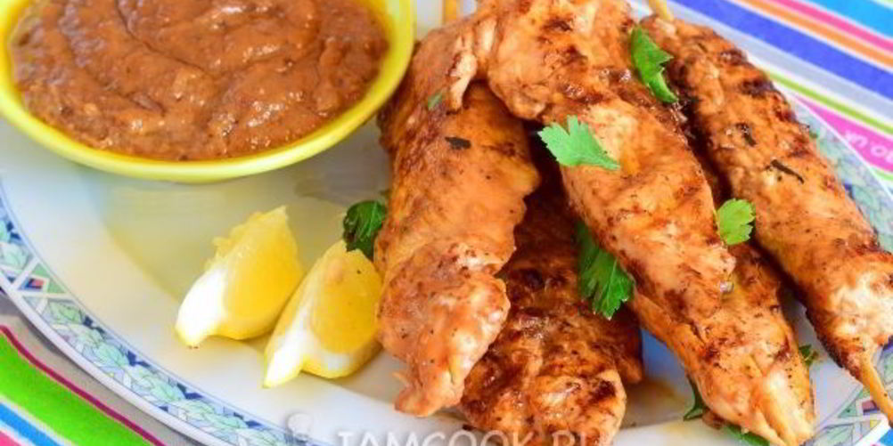 Как приготовить куриные шашлычки сатай
