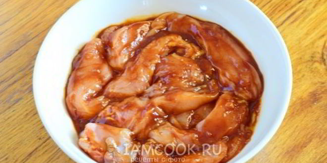 Рецепт куриных шашлычков сатай