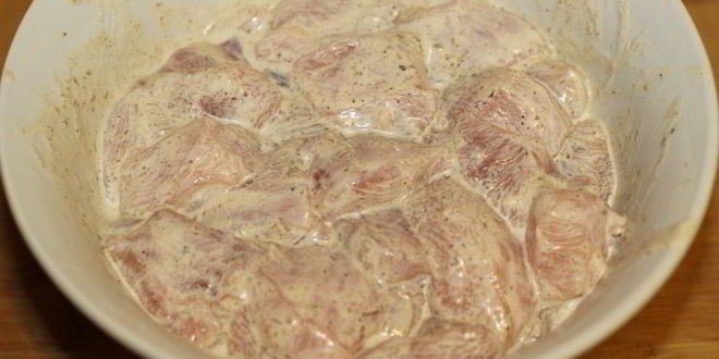 Рецепт куриных шашлычков в беконе