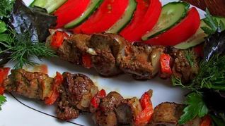 Рецепт Шашлычков из куриной печени