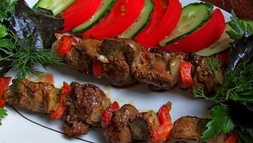 Рецепт Шашлычков из куриной печени