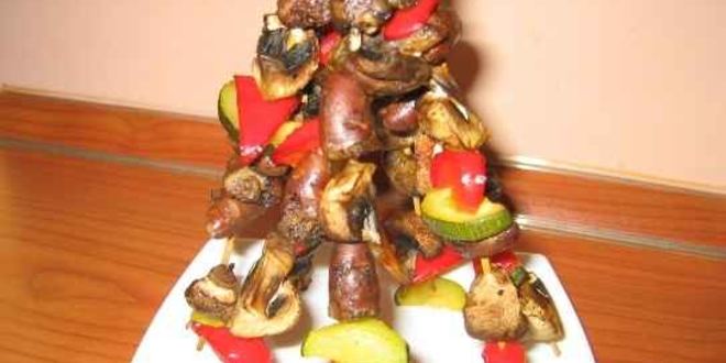 Рецепт шашлычков из куриных сердечек