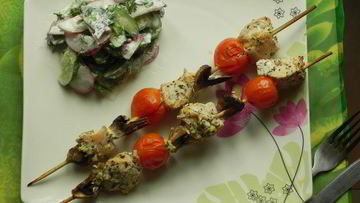 Рецепт Шашлычков из курицы
