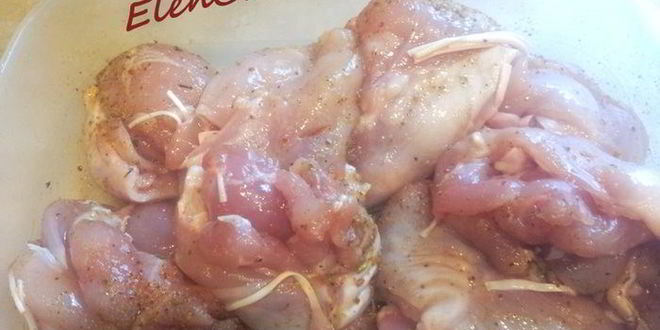 Рецепт шашлычков из курочки с молодой картошечкой и шампиньонами