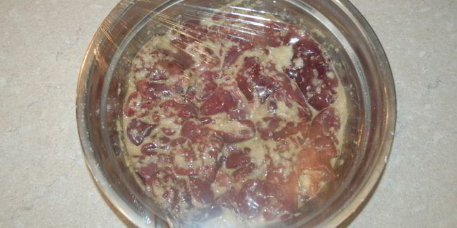 Рецепт шашлычков из печени