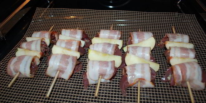 Рецепт шашлычков из печени