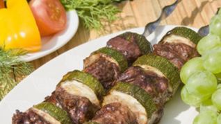 Рецепт Шашлыка из баранины с кабачками