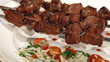 Рецепт Шашлыка из говядины с киви