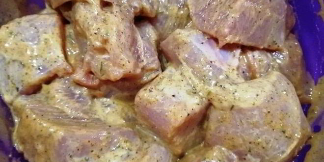 Рецепт шашлыка из индейки в беконе