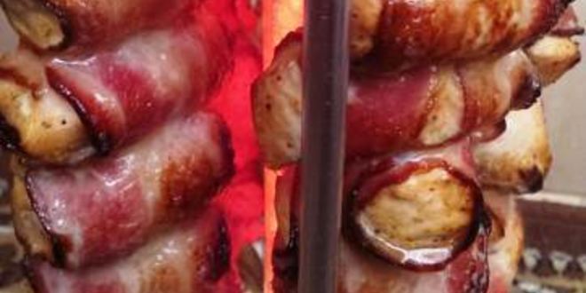 Рецепт шашлыка из индейки в беконе