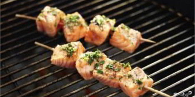 Рецепт шашлыка из красной рыбы