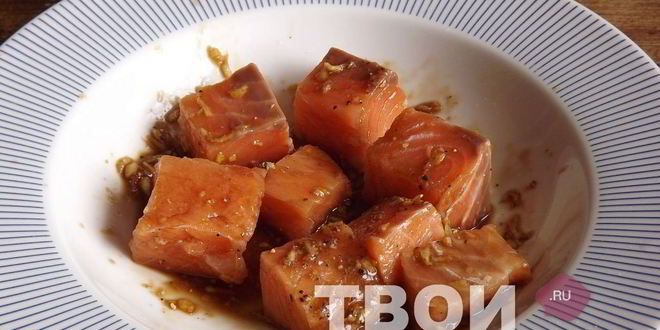 Рецепт шашлыка из лосося