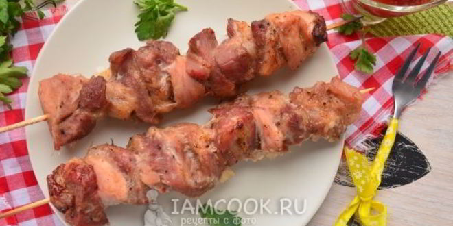 Рецепт шашлыка из свинины в фольге в духовке