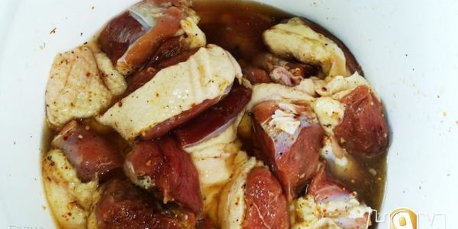 Рецепт шашлыка из утки в коньяке