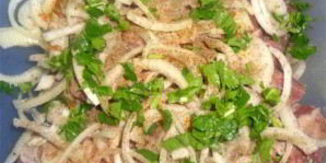 Рецепт шашлыка с киви