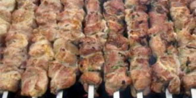 Рецепт шашлыка с киви