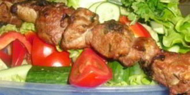 Рецепт шашлыка с киви