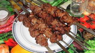 Рецепт Шашлыка в красном вине