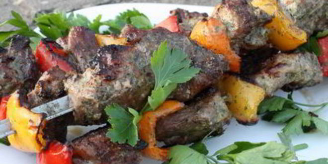 Рецепт шашлыка в мятно-йогуртовом маринаде