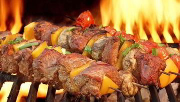 Рецепт Свиного шашлыка с апельсинами