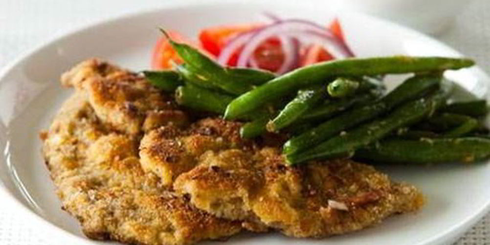 Как приготовить говяжий шницель с фасолью