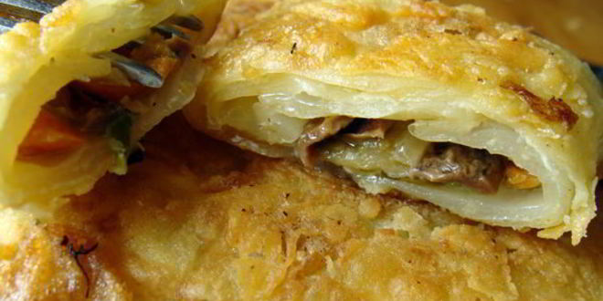 Рецепт капустного шницеля с грибами и овощами