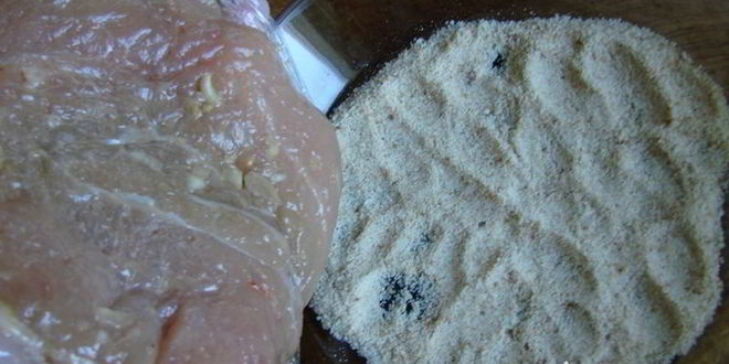 Рецепт куриного шницеля из кусочков малого филе