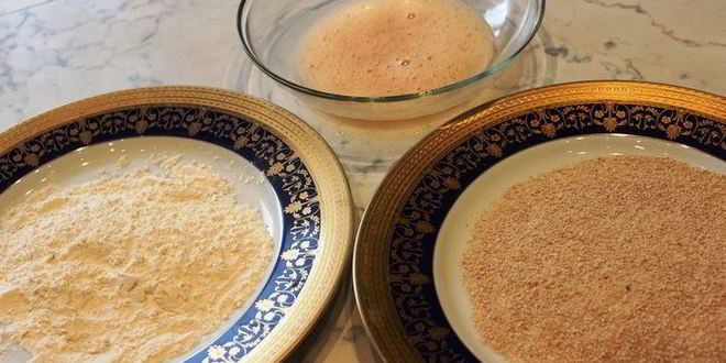 Рецепт куриного шницеля с грибным соусом