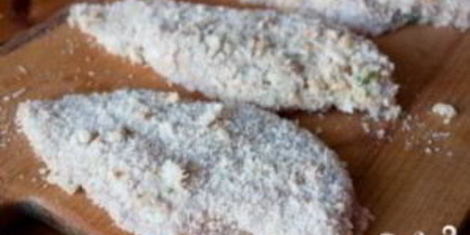 Рецепт куриных шницелей с пармезаном
