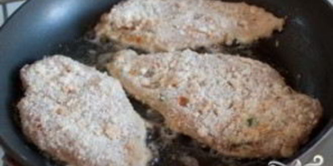 Рецепт куриных шницелей с пармезаном