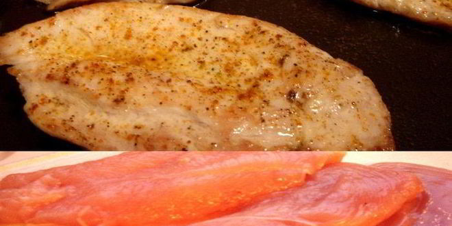 Рецепт куриных шницелей с яблоками и чоризо