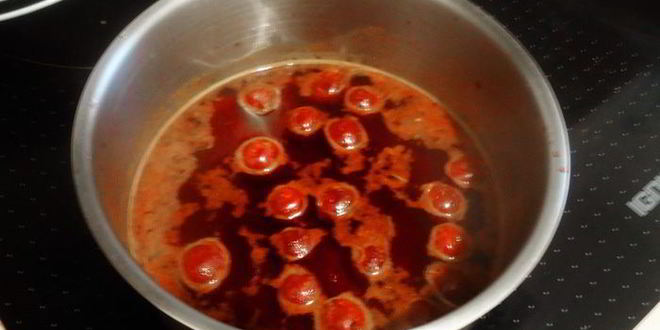 Рецепт миндального шницеля амаретто с острым вишневым соусом