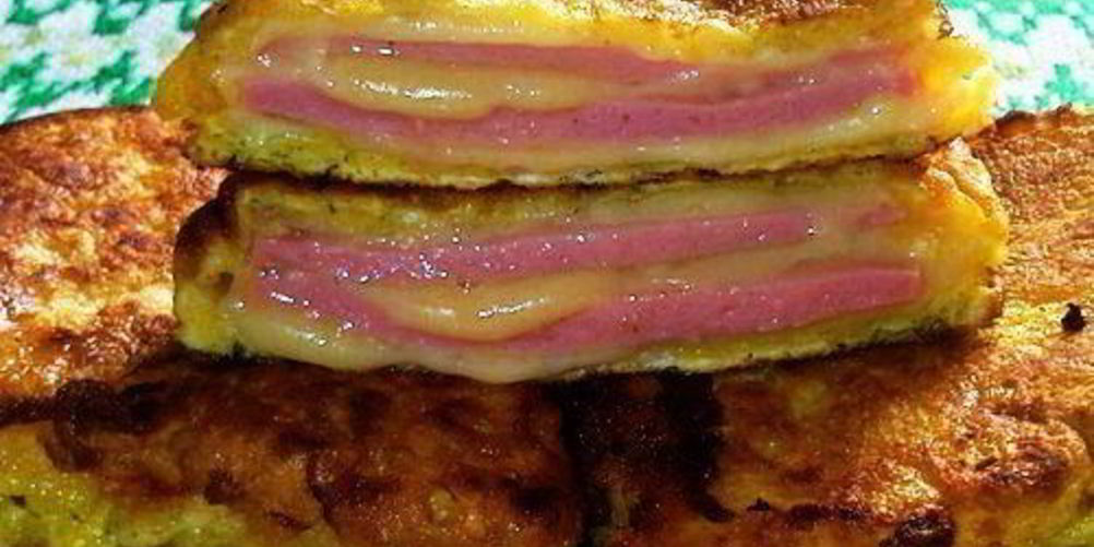 Как приготовить простой шницель из ветчины и сыра