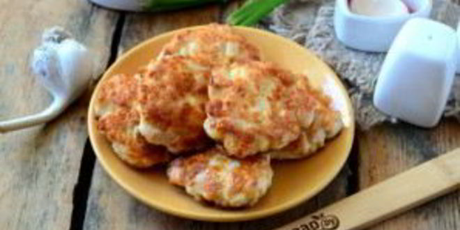 Рецепт рубленых шницелей из курицы с сыром