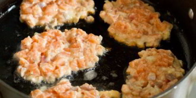 Рецепт рубленых шницелей из лосося