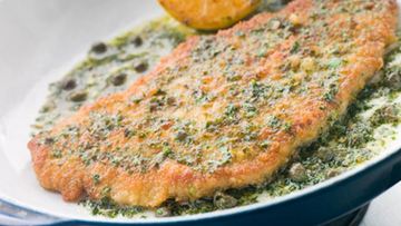 Рецепт Шницеля из говядины на горячей сковороде