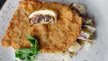 Рецепт Шницеля из индейки в панировке из карри