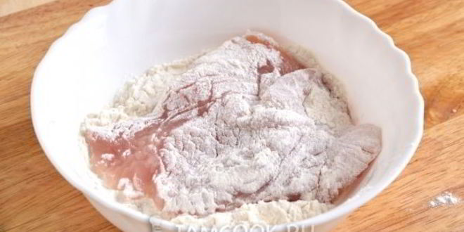 Рецепт шницеля из индейки