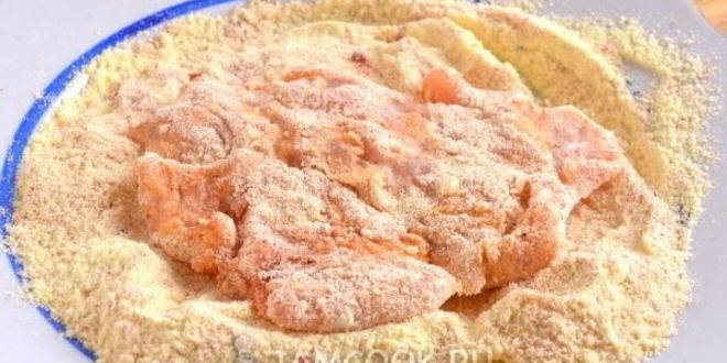 Рецепт шницеля из индейки
