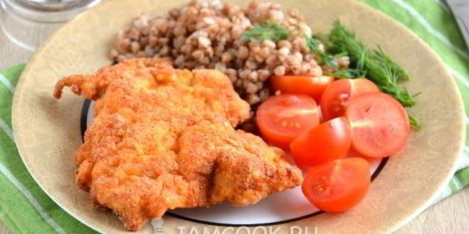 Рецепт шницеля из индейки