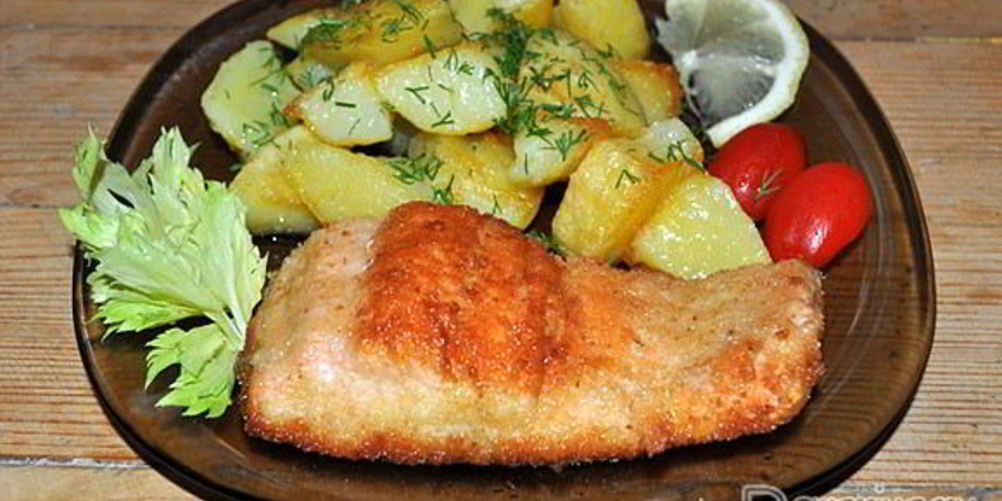 Как приготовить шницель из семги, лосося, форели