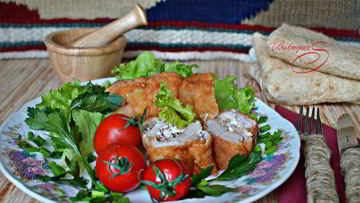 Рецепт Шницеля из свинины по-карагеоргиевски