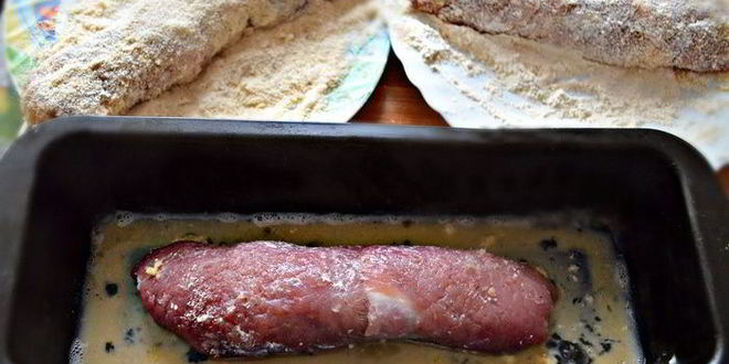 Рецепт шницеля из свинины по-карагеоргиевски