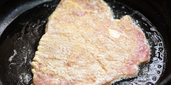 Рецепт шницеля из свинины