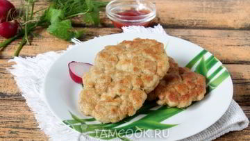 Рецепт Шницеля рубленого из свинины